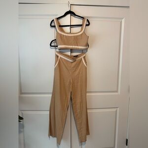 7 For All Mankind Linen 2 Piece Set Sz Small